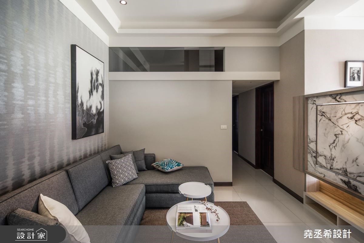 20坪新成屋(5年以下)＿人文禪風客廳案例圖片＿堯丞希設計＿堯丞希_21之2