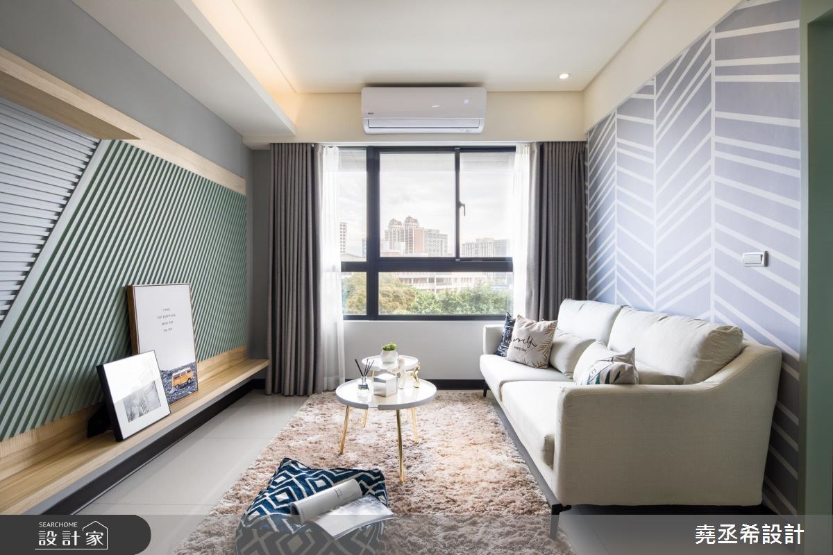 20坪新成屋(5年以下)＿北歐風客廳案例圖片＿堯丞希設計＿堯丞希_25之3