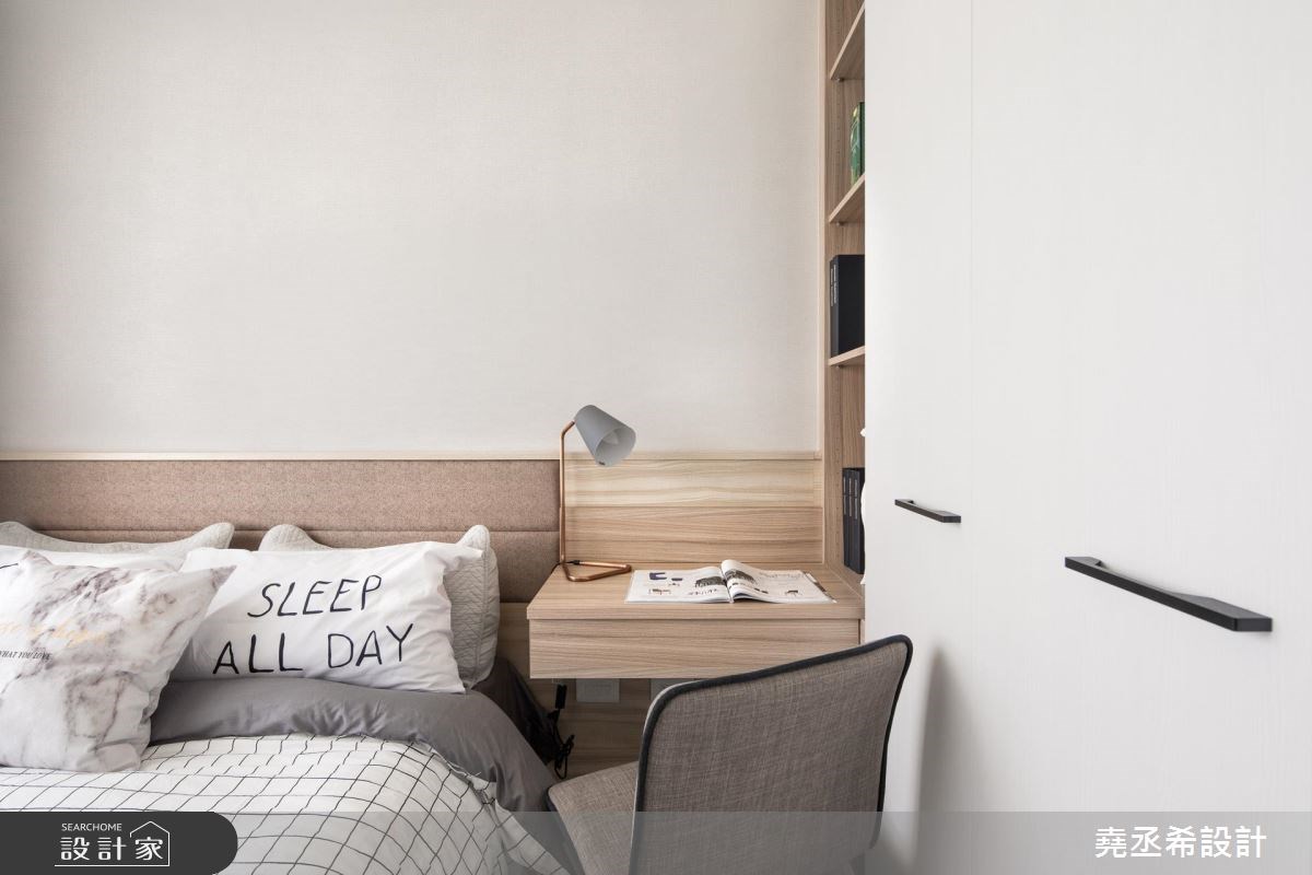 20坪新成屋(5年以下)＿北歐風臥室案例圖片＿堯丞希設計＿堯丞希_25之21