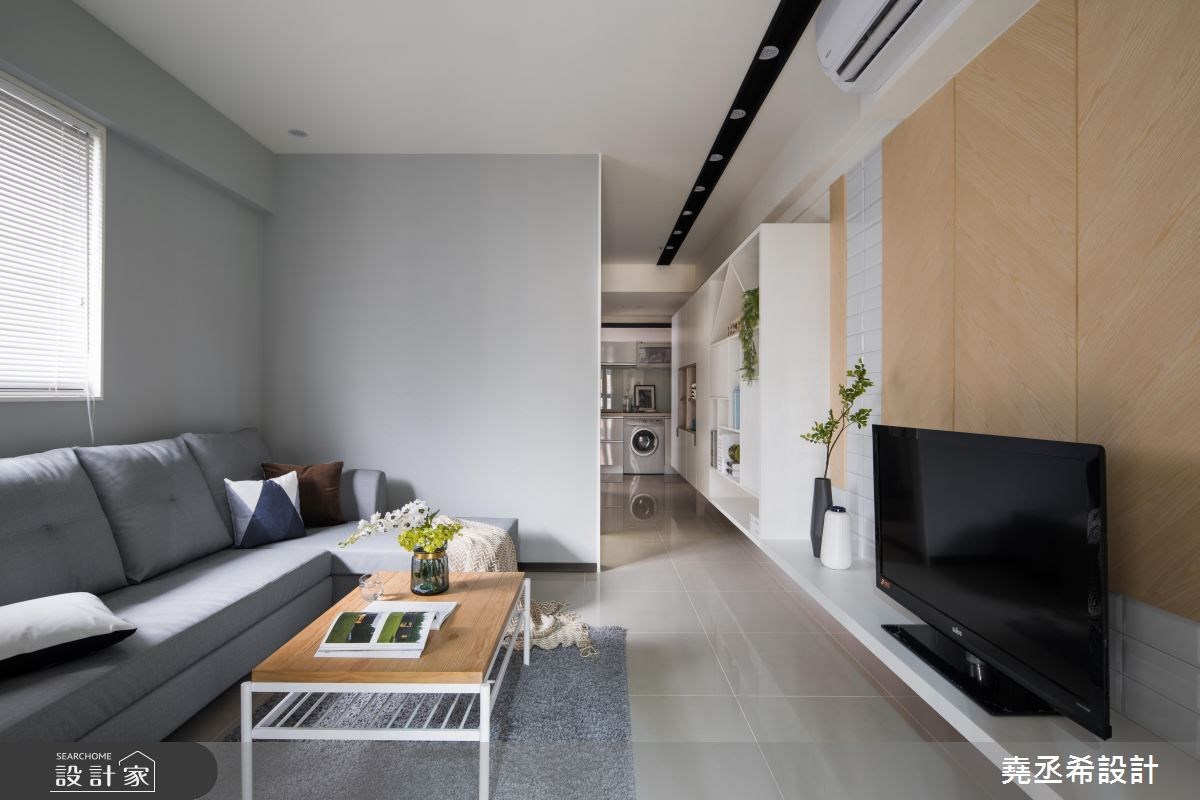 17坪新成屋(5年以下)＿北歐風客廳案例圖片＿堯丞希設計＿堯丞希_27之1