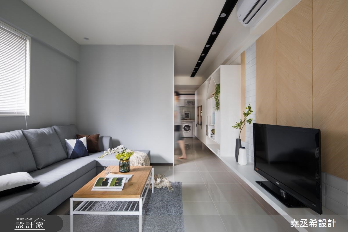 17坪新成屋(5年以下)＿北歐風客廳案例圖片＿堯丞希設計＿堯丞希_27之2