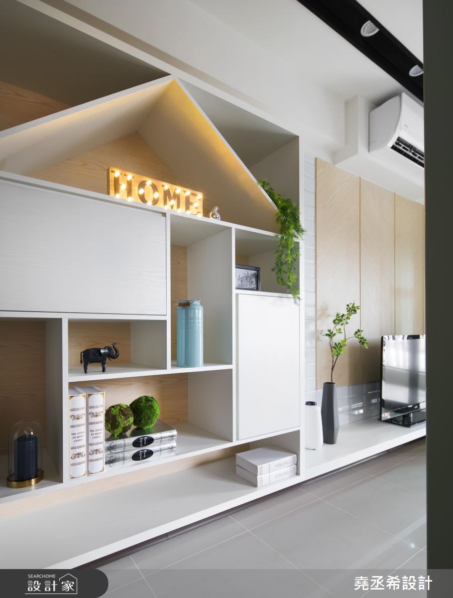 17坪新成屋(5年以下)＿北歐風客廳案例圖片＿堯丞希設計＿堯丞希_27之4
