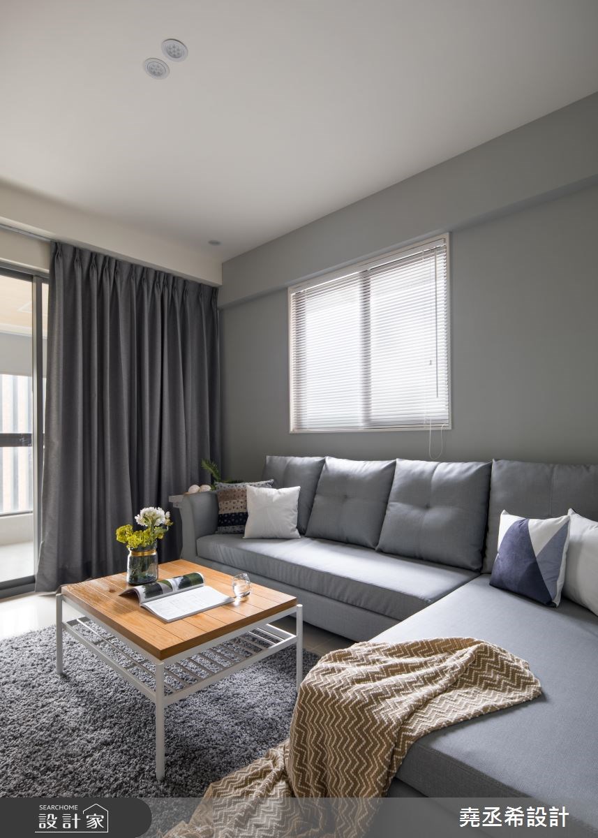 17坪新成屋(5年以下)＿北歐風客廳案例圖片＿堯丞希設計＿堯丞希_27之8