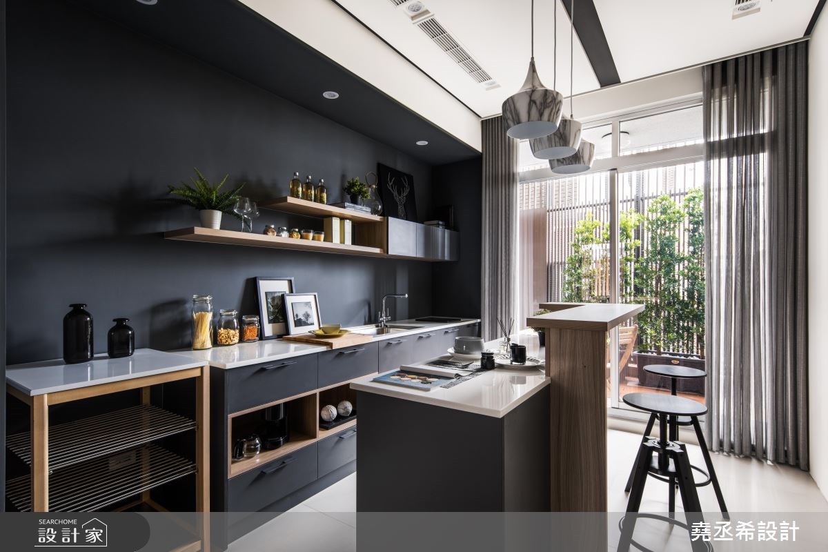 15坪新成屋(5年以下)＿現代風廚房案例圖片＿堯丞希設計＿堯丞希_28之12
