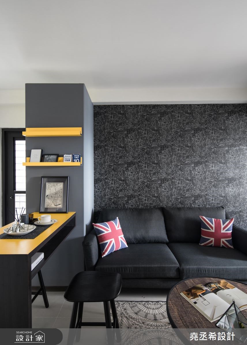 13坪新成屋(5年以下)＿工業風客廳案例圖片＿堯丞希設計＿堯丞希_29之2
