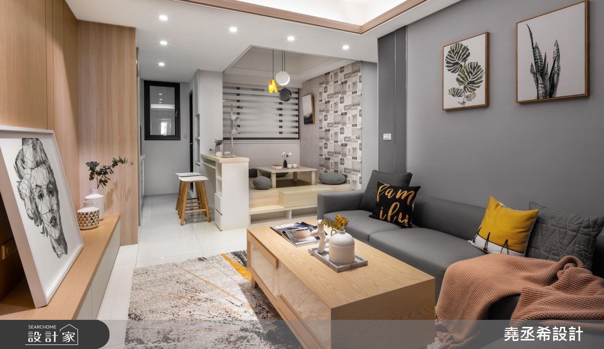 15坪新成屋(5年以下)＿北歐風客廳案例圖片＿堯丞希設計＿堯丞希_31之2