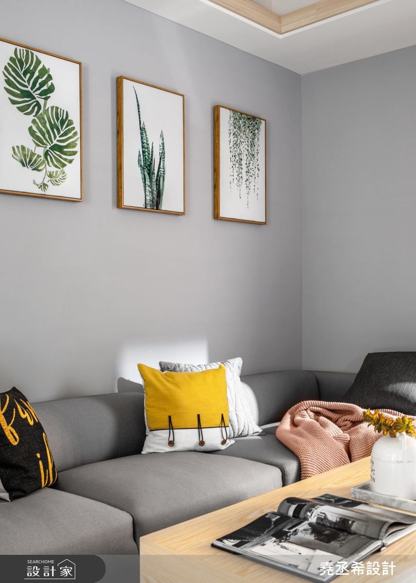 15坪新成屋(5年以下)＿北歐風客廳案例圖片＿堯丞希設計＿堯丞希_31之8