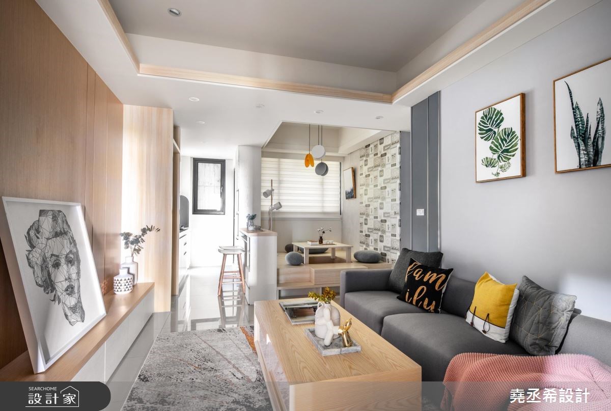 15坪新成屋(5年以下)＿北歐風客廳案例圖片＿堯丞希設計＿堯丞希_31之10