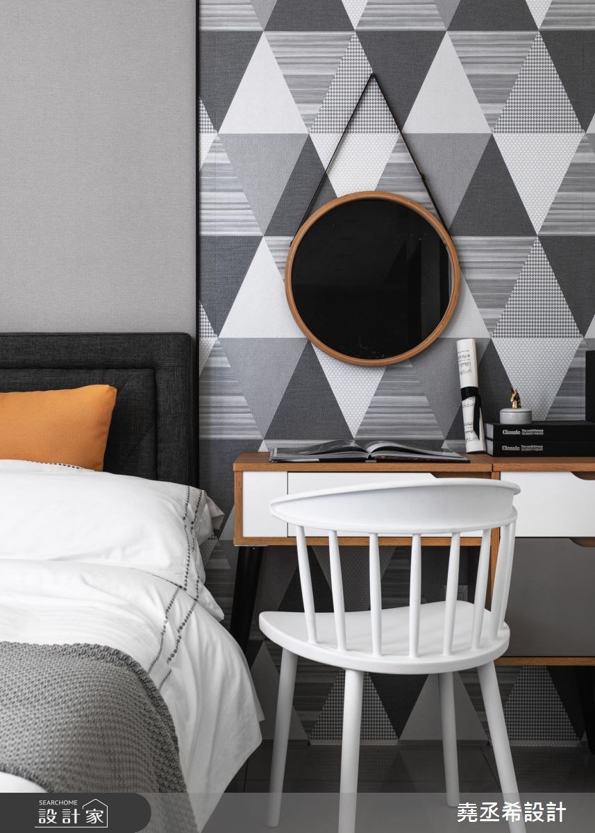 15坪新成屋(5年以下)＿北歐風臥室案例圖片＿堯丞希設計＿堯丞希_31之15