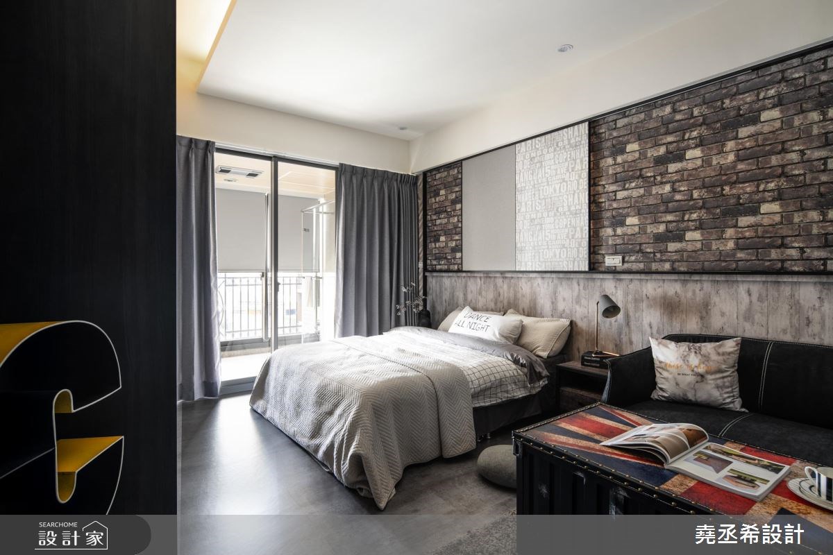 10坪新成屋(5年以下)＿工業風客廳臥室案例圖片＿堯丞希設計＿堯丞希_32之5