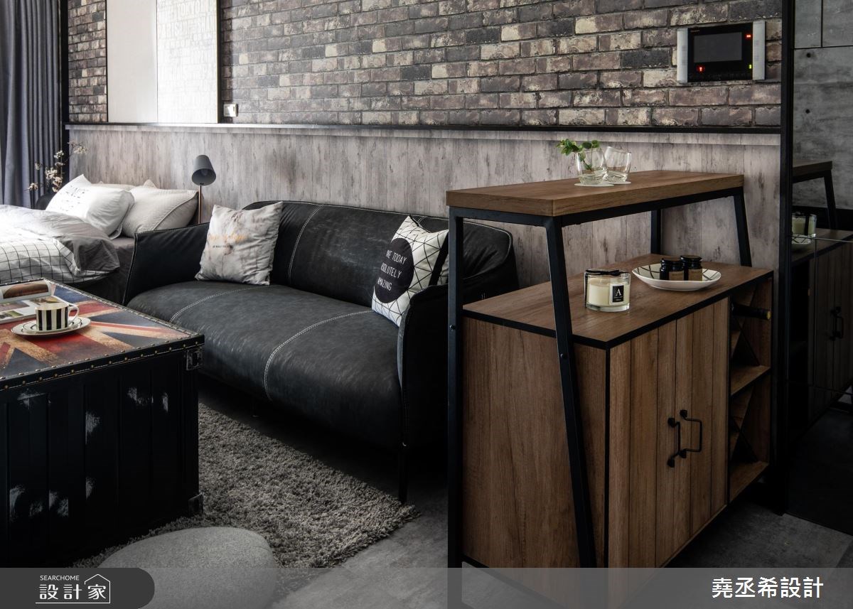 10坪新成屋(5年以下)＿工業風客廳臥室案例圖片＿堯丞希設計＿堯丞希_32之10