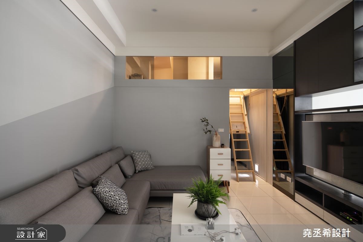 20坪新成屋(5年以下)＿現代風客廳案例圖片＿堯丞希設計＿堯丞希_33之4