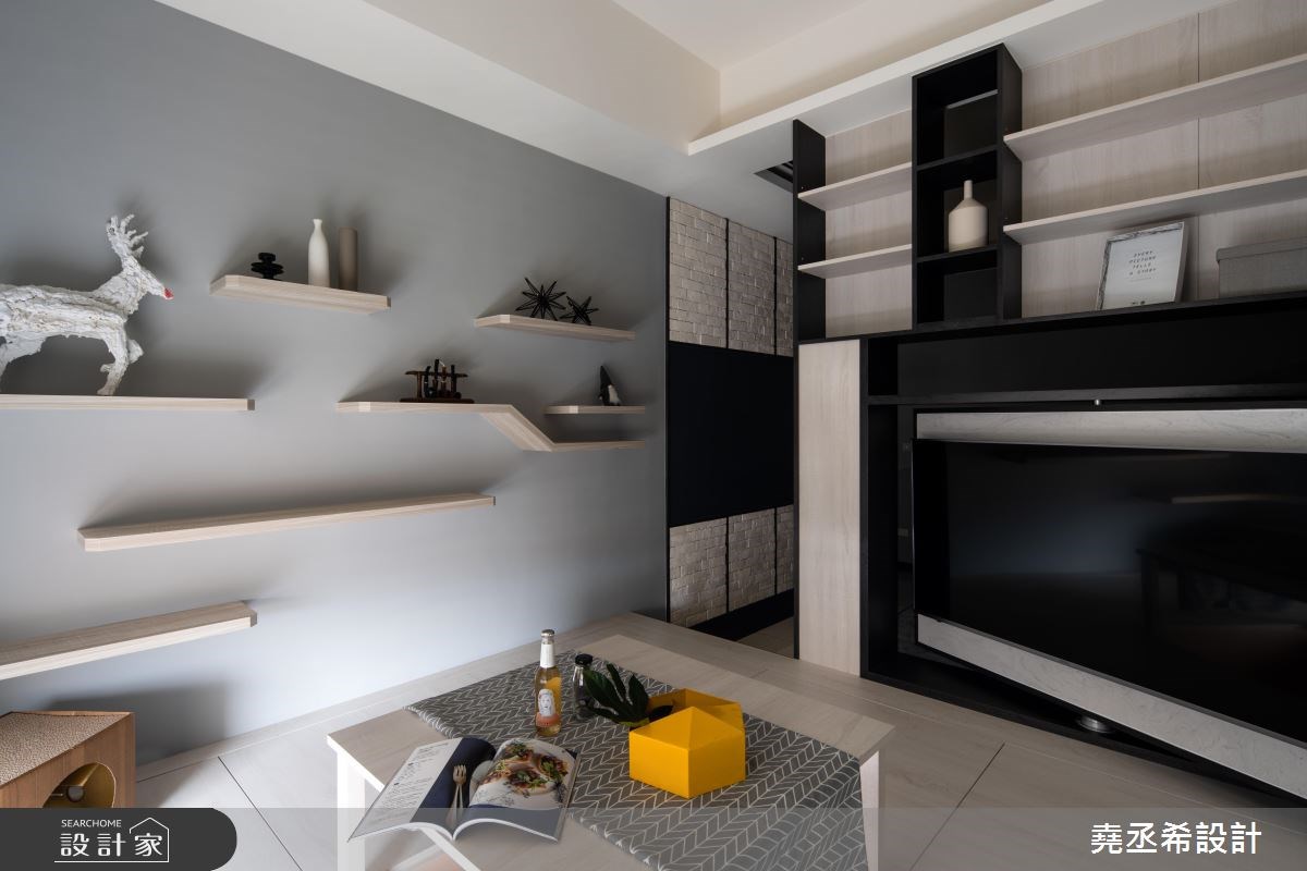 20坪新成屋(5年以下)＿現代風客廳案例圖片＿堯丞希設計＿堯丞希_33之9