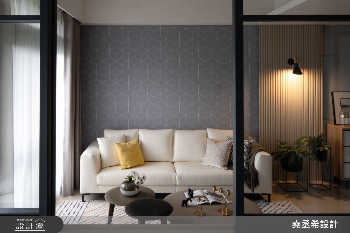 24坪新成屋(5年以下)＿北歐風客廳案例圖片＿堯丞希設計＿堯丞希_34之7