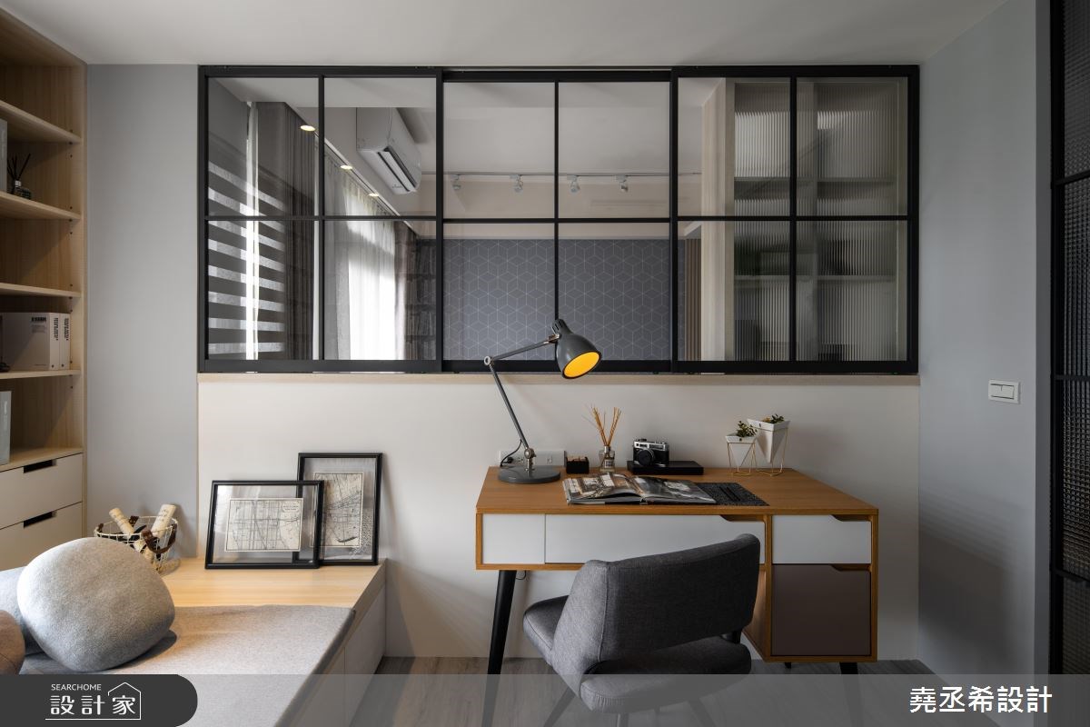 24坪新成屋(5年以下)＿北歐風書房案例圖片＿堯丞希設計＿堯丞希_34之10