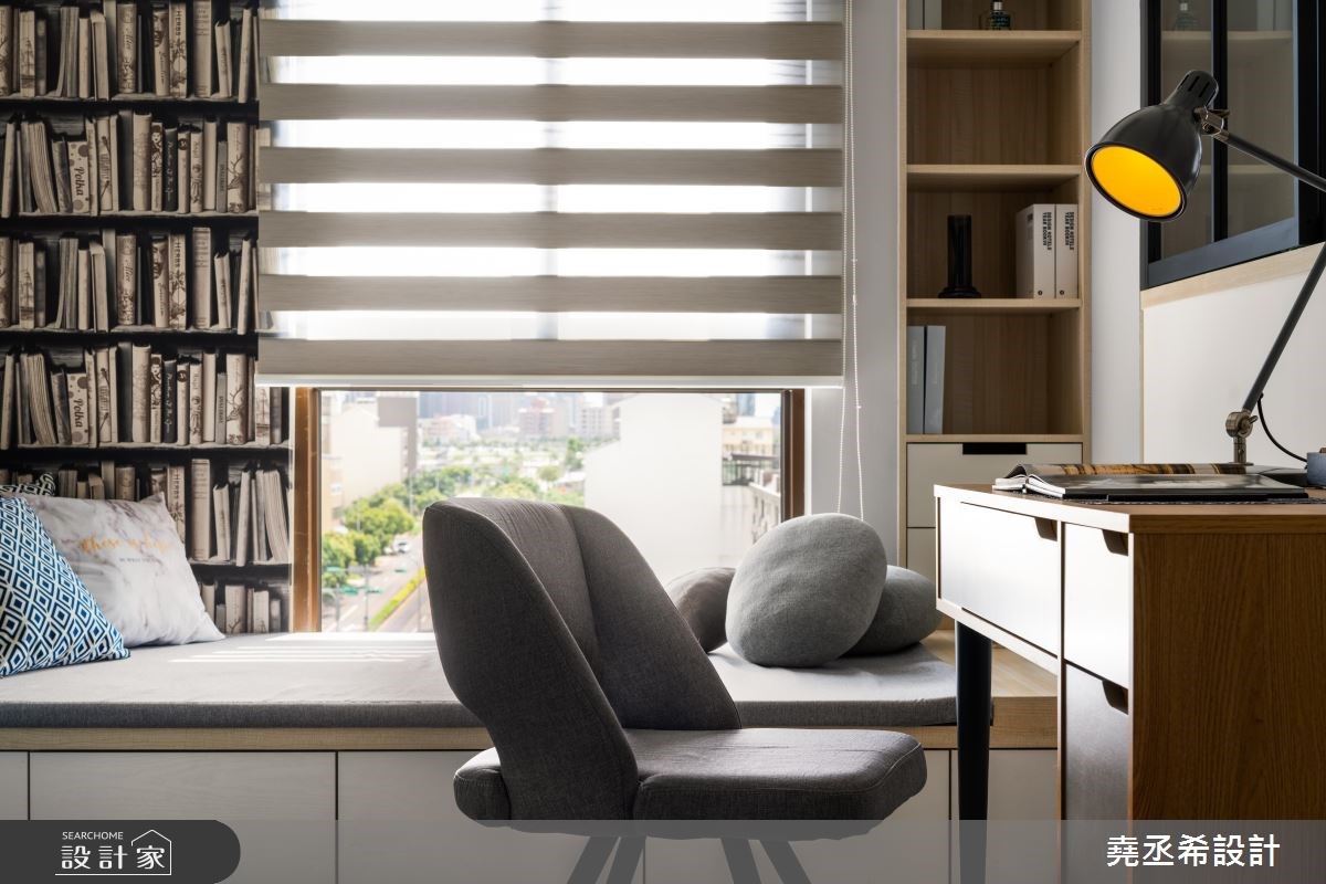 24坪新成屋(5年以下)＿北歐風書房案例圖片＿堯丞希設計＿堯丞希_34之12