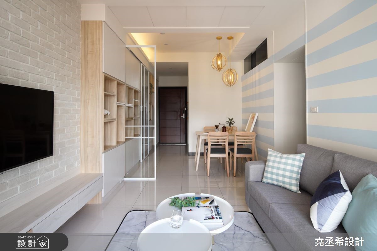 21坪新成屋(5年以下)＿北歐風客廳案例圖片＿堯丞希設計＿堯丞希_35之3