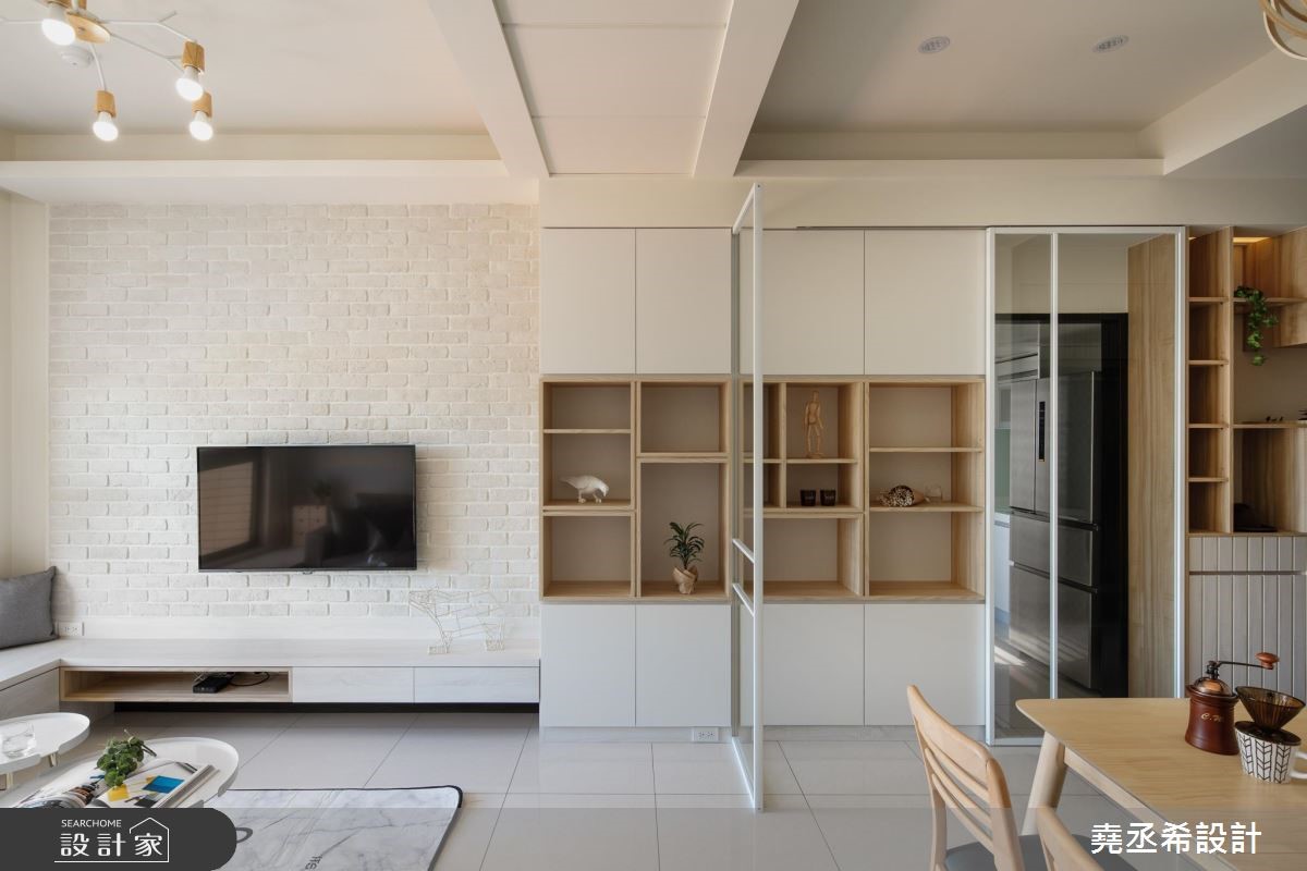 21坪新成屋(5年以下)＿北歐風客廳案例圖片＿堯丞希設計＿堯丞希_35之1