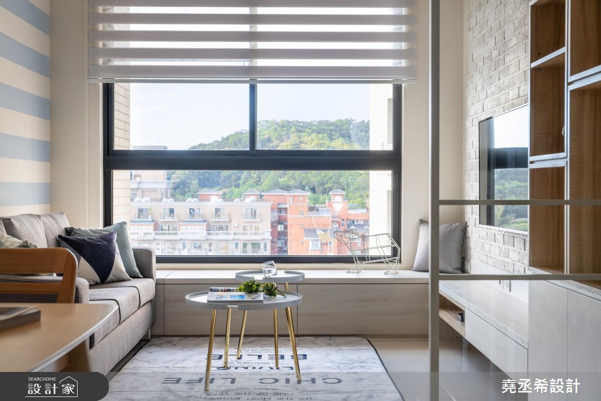21坪新成屋(5年以下)＿北歐風客廳案例圖片＿堯丞希設計＿堯丞希_35之4