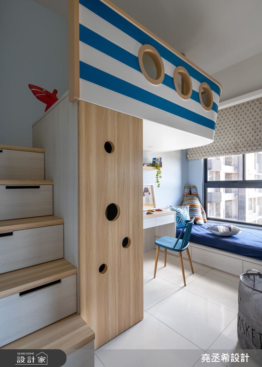 21坪新成屋(5年以下)＿北歐風臥室樓梯案例圖片＿堯丞希設計＿堯丞希_35之7