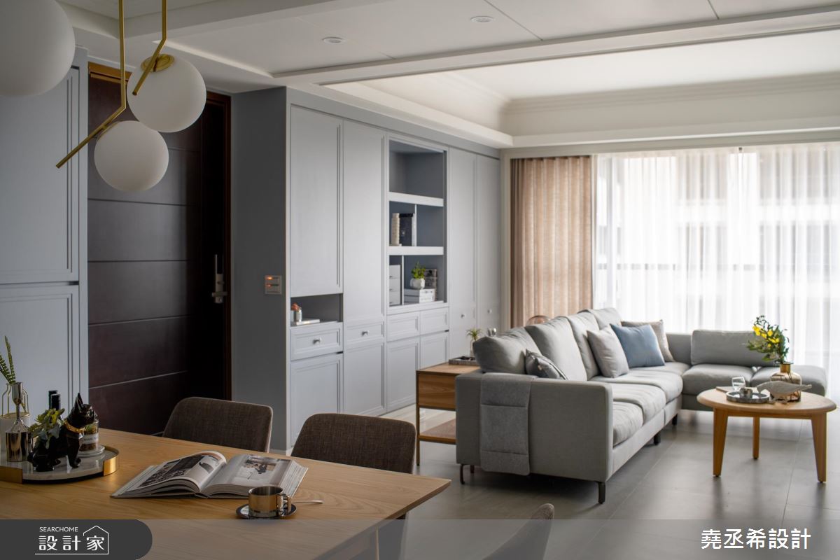 37坪新成屋(5年以下)＿新古典客廳餐廳案例圖片＿堯丞希設計＿堯丞希_39之6