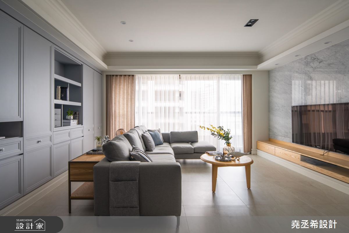 37坪新成屋(5年以下)＿新古典客廳案例圖片＿堯丞希設計＿堯丞希_39之2