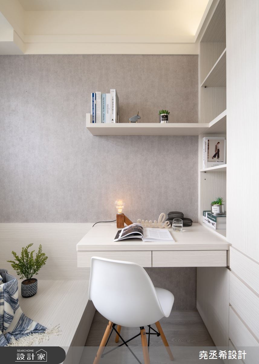 18坪新成屋(5年以下)＿北歐風書房臥榻案例圖片＿堯丞希設計＿堯丞希_40之19