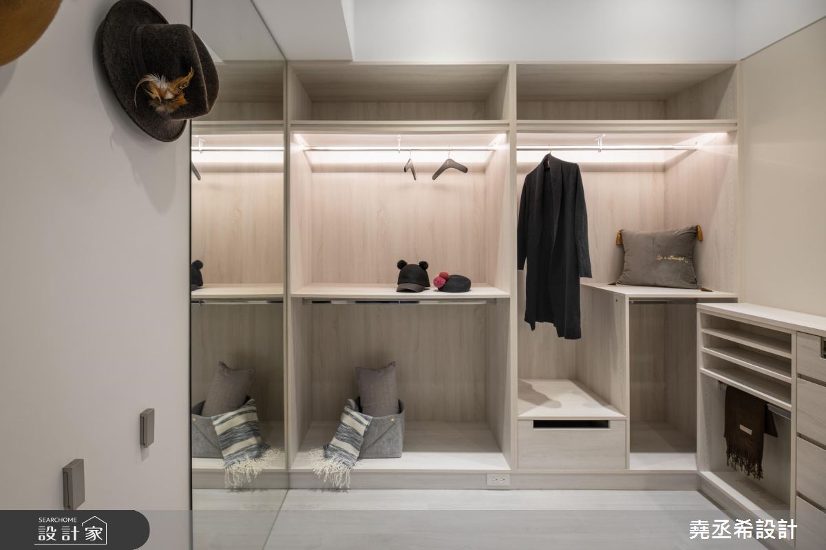 20坪新成屋(5年以下)＿新古典更衣間案例圖片＿堯丞希設計＿堯丞希_43之17