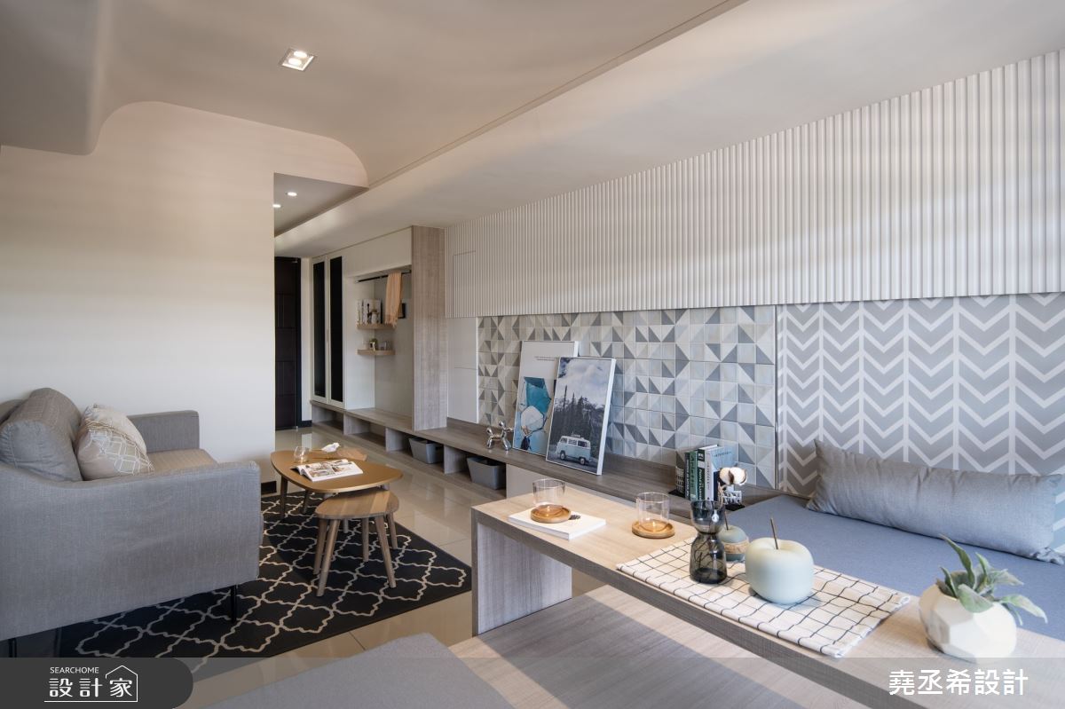 16坪新成屋(5年以下)＿北歐風客廳臥榻案例圖片＿堯丞希設計＿堯丞希_45之4