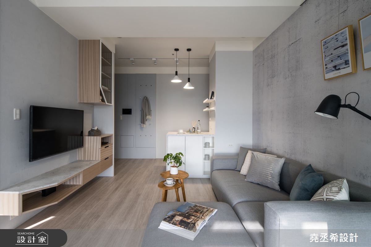 16坪新成屋(5年以下)＿現代風客廳案例圖片＿堯丞希設計＿堯丞希_46之5