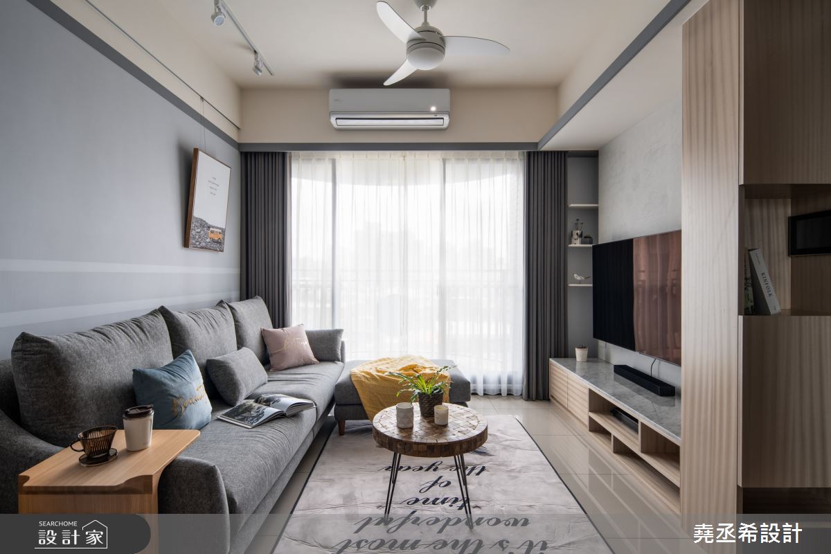 20坪新成屋(5年以下)＿北歐風客廳案例圖片＿堯丞希設計＿堯丞希_48之2