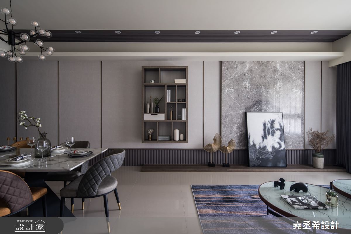 38坪新成屋(5年以下)＿飯店風客廳餐廳案例圖片＿堯丞希設計＿堯丞希_49之8