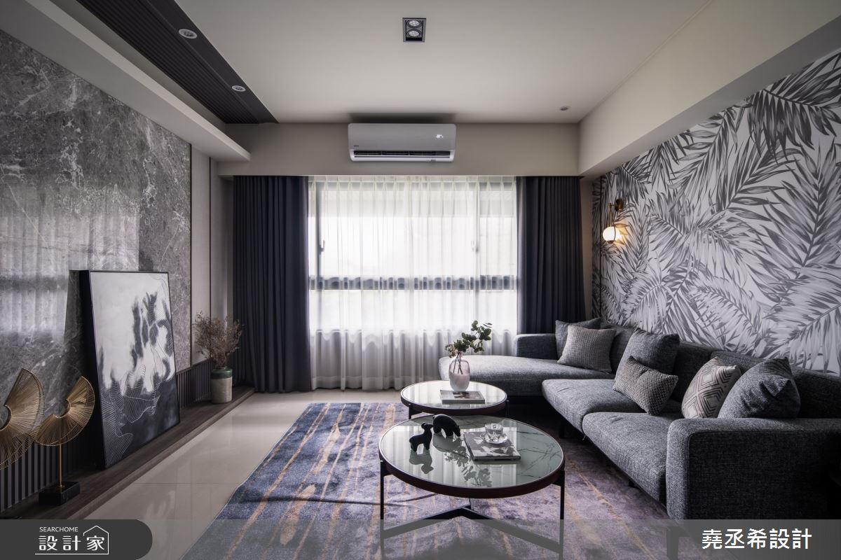 38坪新成屋(5年以下)＿飯店風客廳案例圖片＿堯丞希設計＿堯丞希_49之6