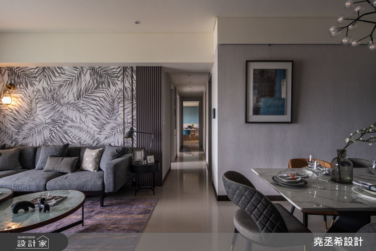 38坪新成屋(5年以下)＿飯店風客廳餐廳案例圖片＿堯丞希設計＿堯丞希_49之3