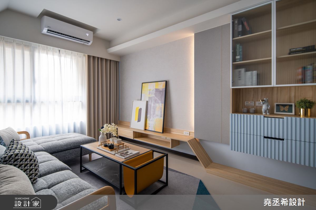 24坪新成屋(5年以下)＿北歐風客廳案例圖片＿堯丞希設計＿堯丞希_50之4