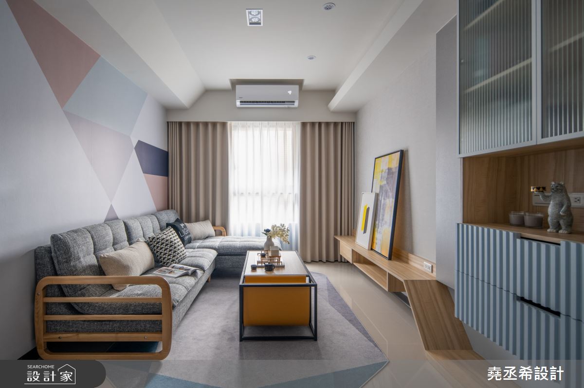 24坪新成屋(5年以下)＿北歐風客廳案例圖片＿堯丞希設計＿堯丞希_50之5