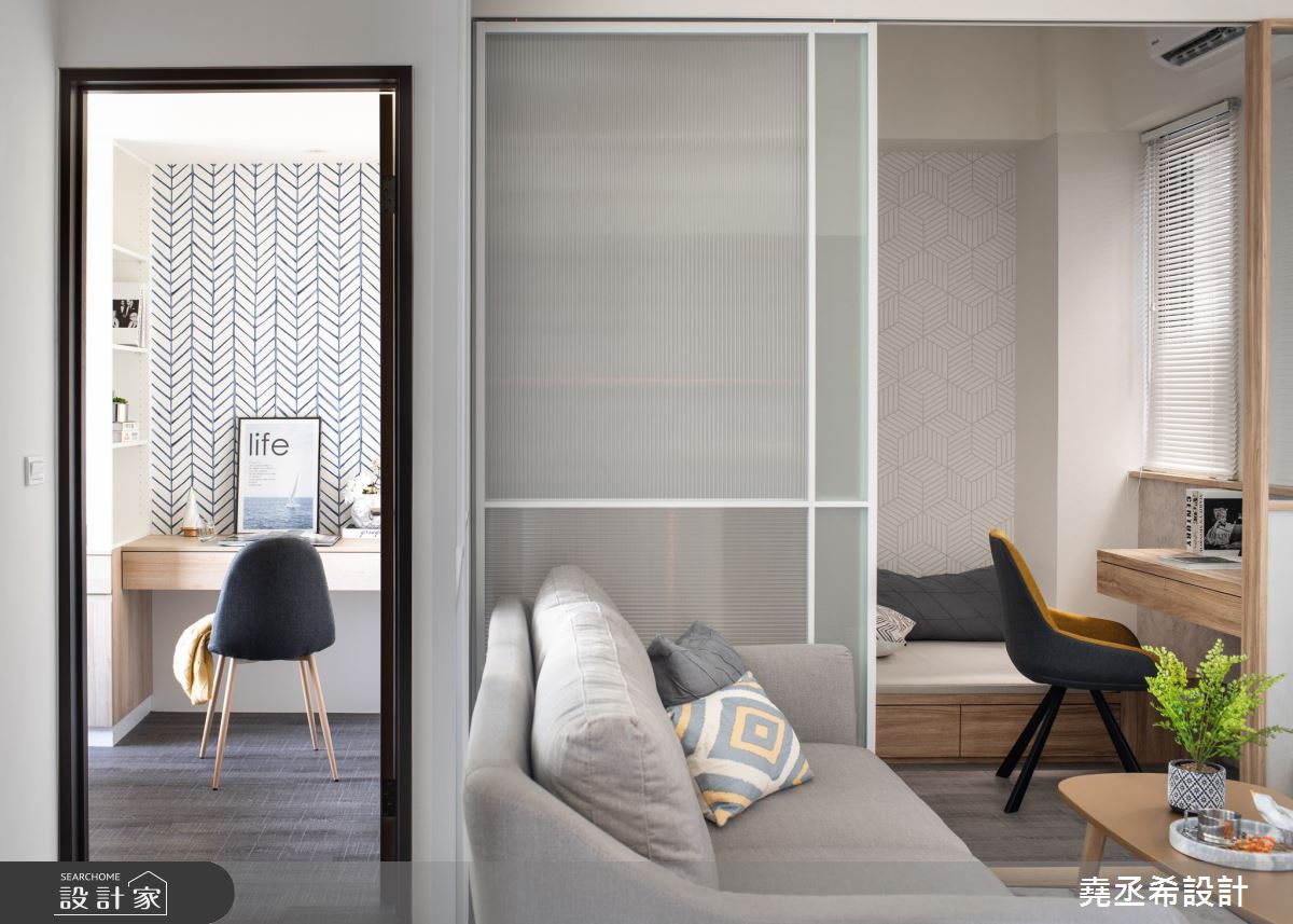 18坪新成屋(5年以下)＿北歐風書房臥榻案例圖片＿堯丞希設計＿堯丞希_52之11