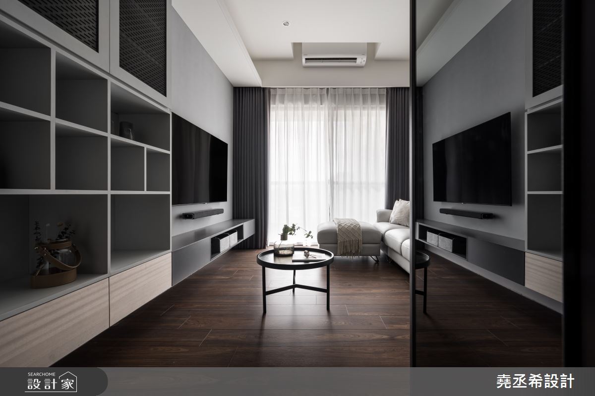 23坪新成屋(5年以下)＿飯店風客廳案例圖片＿堯丞希設計＿堯丞希_53之4