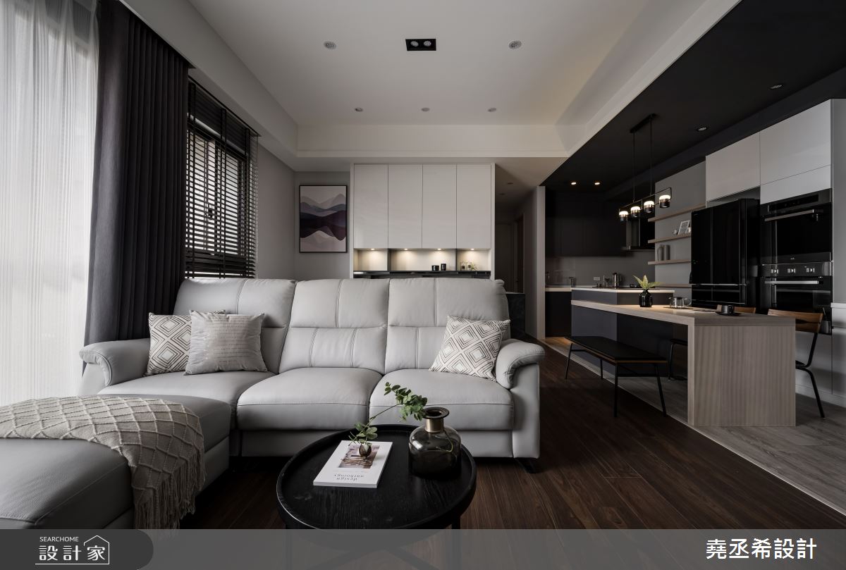 23坪新成屋(5年以下)＿飯店風客廳案例圖片＿堯丞希設計＿堯丞希_53之8