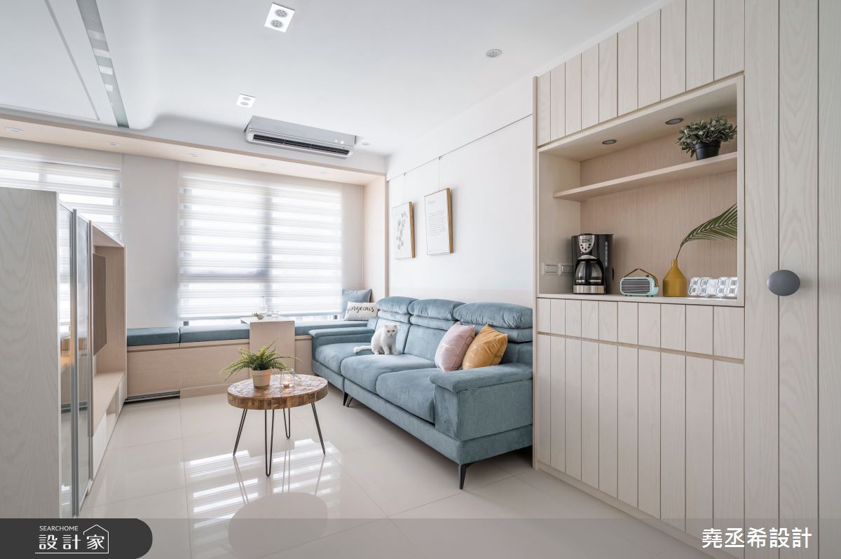 16坪新成屋(5年以下)＿北歐風客廳案例圖片＿堯丞希設計＿堯丞希_54之9