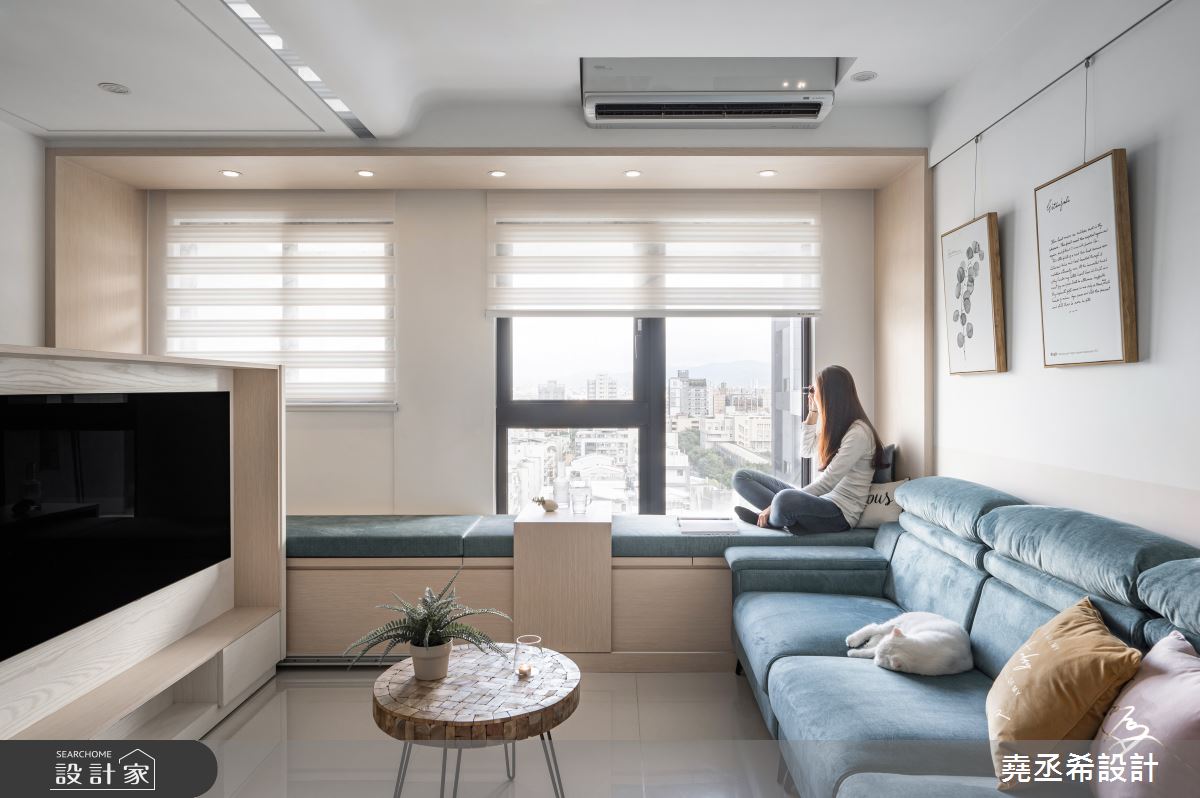 16坪新成屋(5年以下)＿北歐風客廳臥榻案例圖片＿堯丞希設計＿堯丞希_54之12