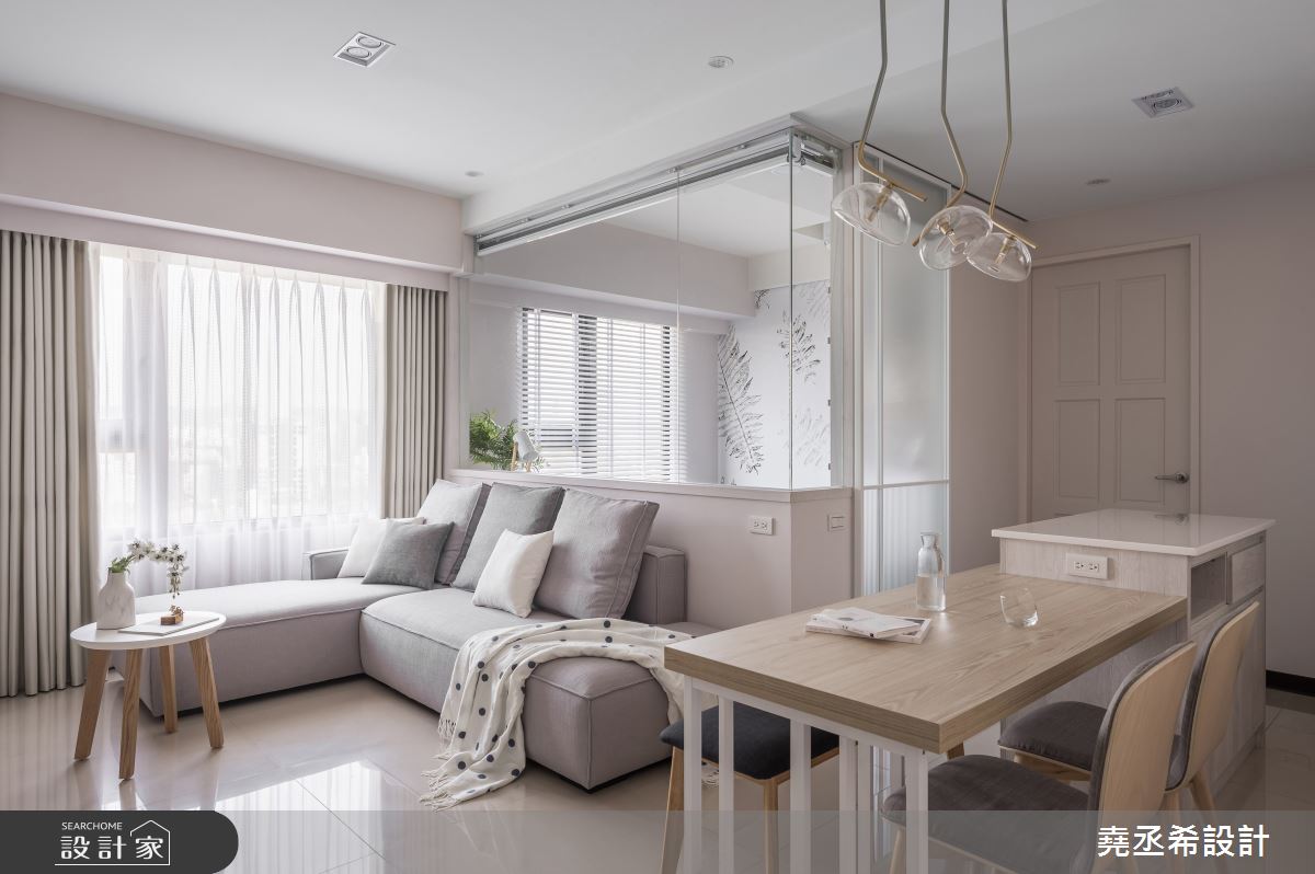 18坪新成屋(5年以下)＿北歐風客廳案例圖片＿堯丞希設計＿堯丞希_55之9