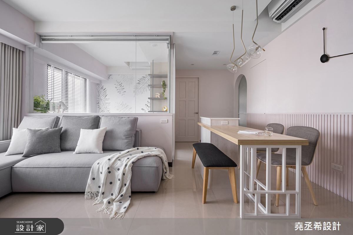 18坪新成屋(5年以下)＿北歐風客廳案例圖片＿堯丞希設計＿堯丞希_55之10