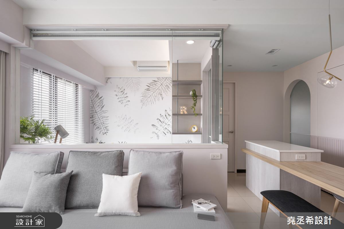 18坪新成屋(5年以下)＿北歐風客廳案例圖片＿堯丞希設計＿堯丞希_55之11