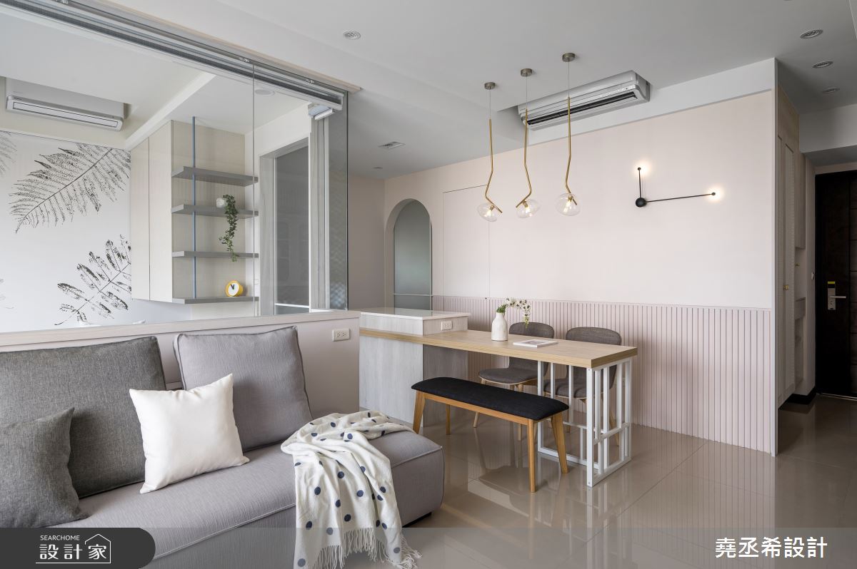 18坪新成屋(5年以下)＿北歐風客廳案例圖片＿堯丞希設計＿堯丞希_55之8