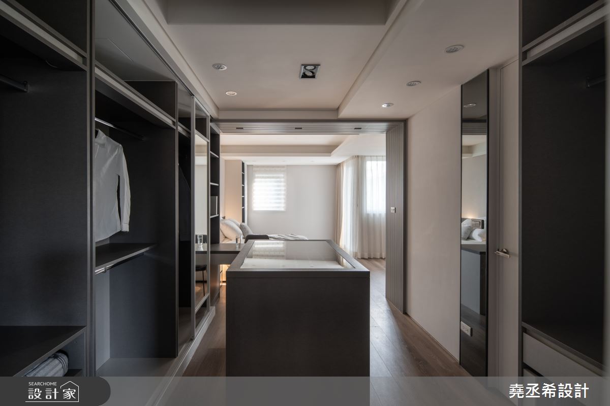 80坪新成屋(5年以下)＿現代風吧檯更衣間案例圖片＿堯丞希設計＿堯丞希_58之14