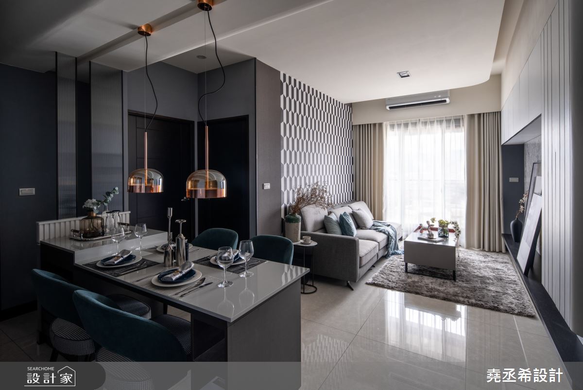 18坪新成屋(5年以下)＿現代風客廳餐廳案例圖片＿堯丞希設計＿堯丞希_59之1