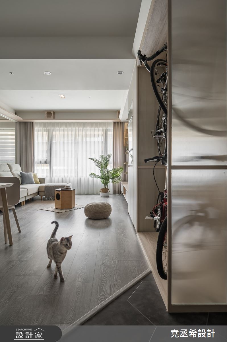 27坪新成屋(5年以下)＿北歐風客廳案例圖片＿堯丞希設計＿堯丞希_60之1
