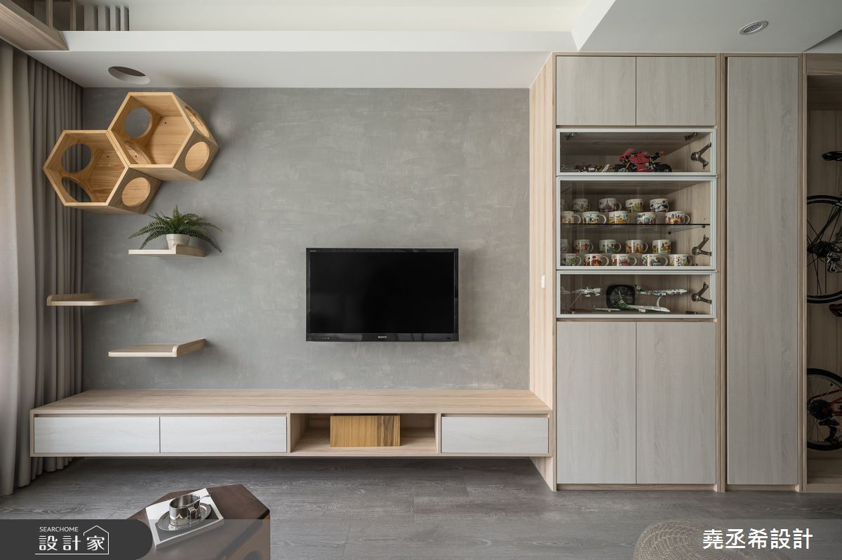 27坪新成屋(5年以下)＿北歐風客廳案例圖片＿堯丞希設計＿堯丞希_60之5