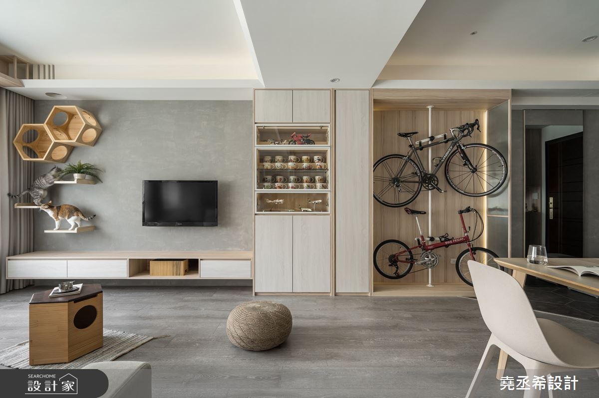 27坪新成屋(5年以下)＿北歐風客廳案例圖片＿堯丞希設計＿堯丞希_60之6